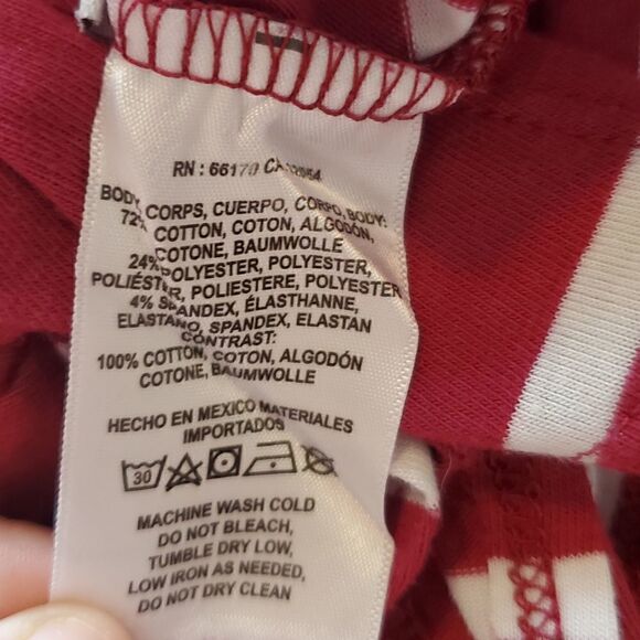 T.la Anthropologie Striped Front Tie Shirt - Picture 7 of 7